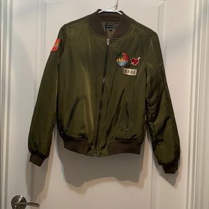 Army inspired bomber jacket